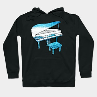 Ocean Piano Hoodie